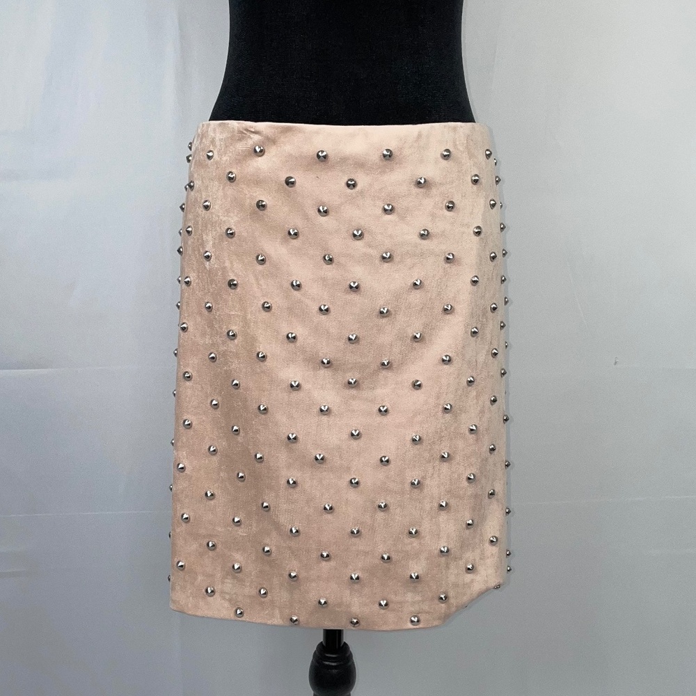 *NWT* Forever 21 Suede Pink Skirt with Studs - 2X